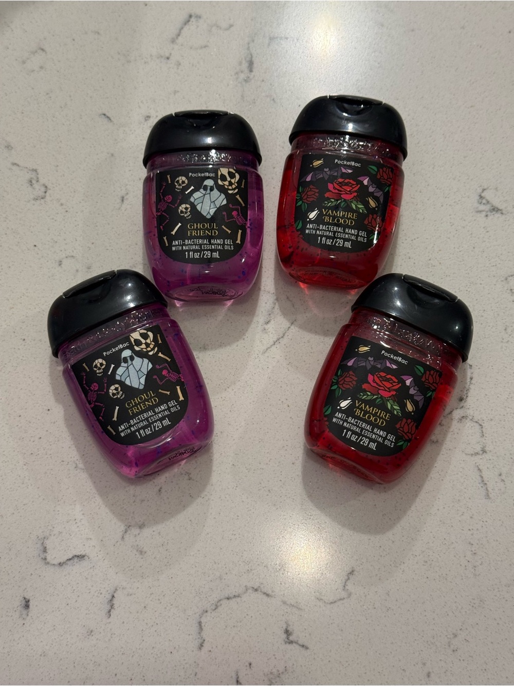 Halloween Anti-Bac Hand Gel-Vampire Blood & Ghoul Friend